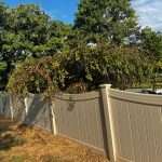 vinyl privacy solid fence styles