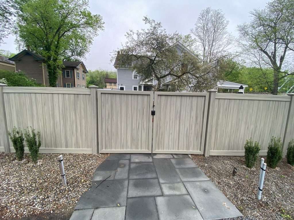 Wood Grain Privacy Fence