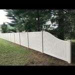 White PVC Fence