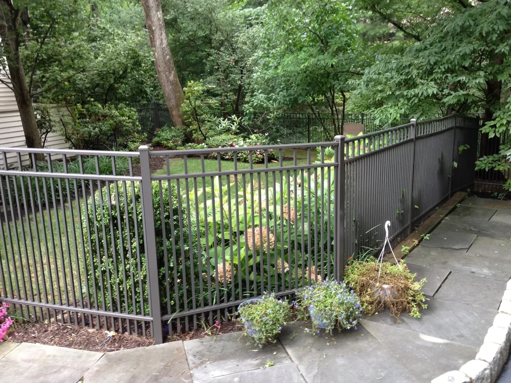 Aluminum Fence installation in Bushkill, PA