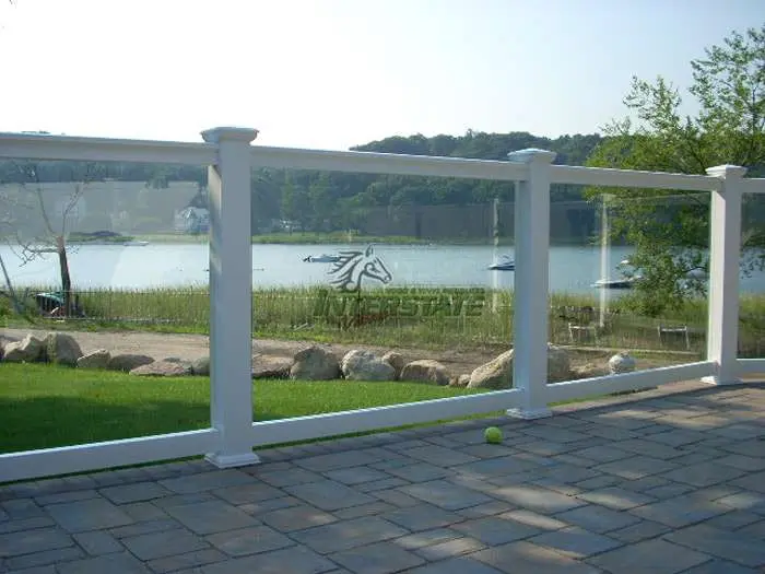 Glass vinyl railing in Allentown,Bethelehem,Easton,PA