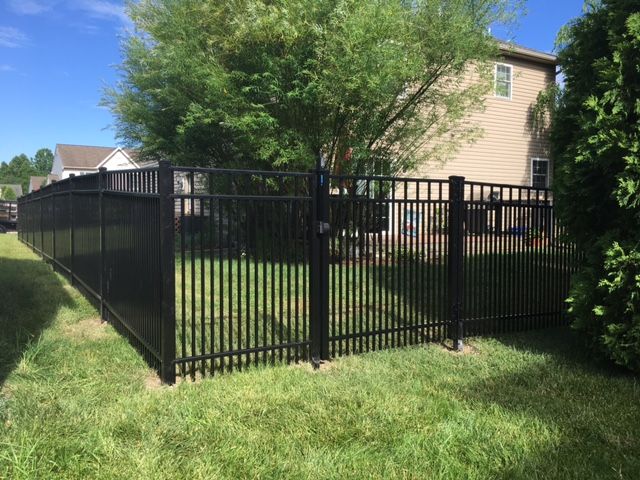 small gap aluminum fence - Bunting style